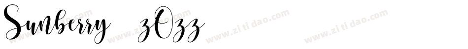 Sunberry-3zOzz字体转换