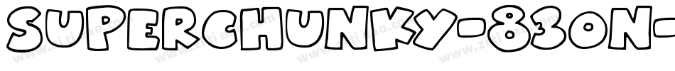 Superchunky-830n字体转换