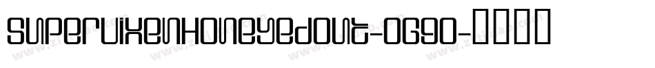 SupervixenHoneyedOut-OGgO字体转换