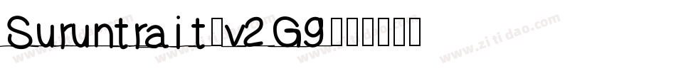 Suruntrait-v2G9字体转换