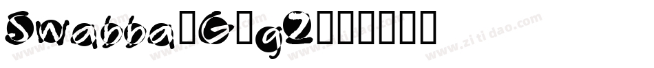 Swabba-G3gZ字体转换