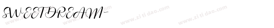 SWEETDREAM字体转换