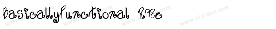 BasicallyFunctional-R98e字体转换