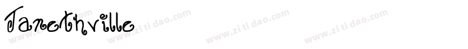 Janethville字体转换