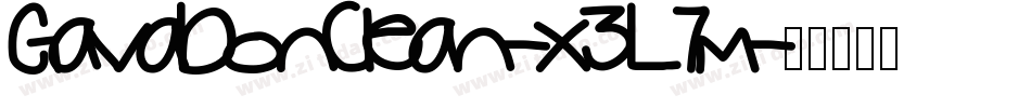 GavabonClean-x3L7m字体转换 GavabonClean-x3L7m字体转换