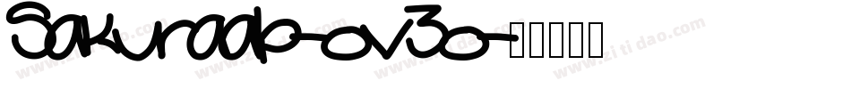 Sakuraalp-ov3o字体转换 Sakuraalp-ov3o字体转换