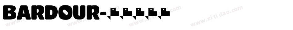 BARDOUR字体转换