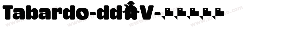 Tabardo-dd5V字体转换