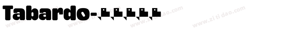 Tabardo字体转换