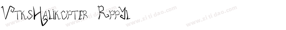 VtksHalikopter-RppYl字体转换