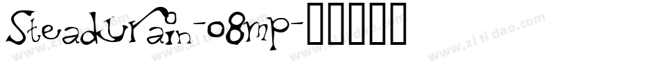 SteadyRain-O8mP字体转换