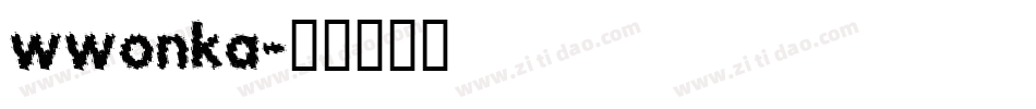 wwonka字体转换