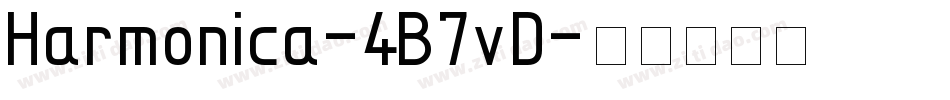 Harmonica-4B7vD字体转换