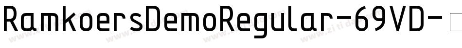 RamkoersDemoRegular-69VD字体转换