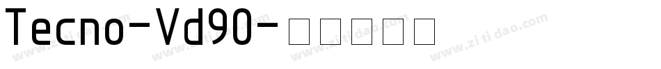 Tecno-Vd90字体转换