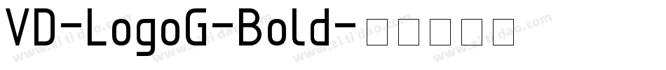 VD-LogoG-Bold字体转换