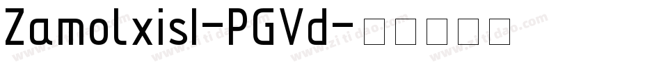 ZamolxisI-PGVd字体转换