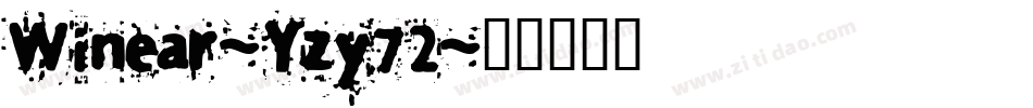 Winear-Yzy72字体转换