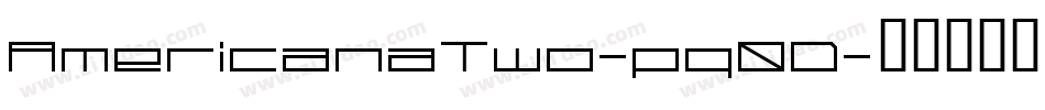 AmericanaTwo-pq0D字体转换