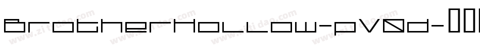 BrotherHollow-pV0d字体转换