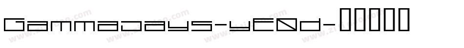 Gammajays-yE0d字体转换