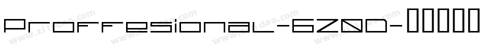 Proffesional-6Z0D字体转换