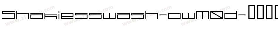 Shakiesswash-owM0d字体转换 Shakiesswash-owM0d字体转换