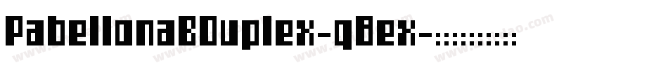 PabellonaBDuplex-q8ex字体转换