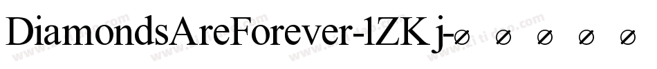 DiamondsAreForever-1ZKj字体转换