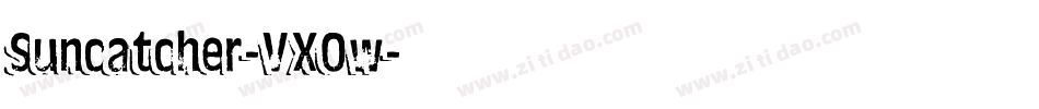 Suncatcher-VX0w字体转换