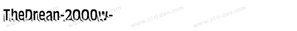 TheDrean-2OO0w字体转换