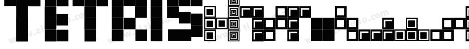 TetrisBlocks-P99g字体转换