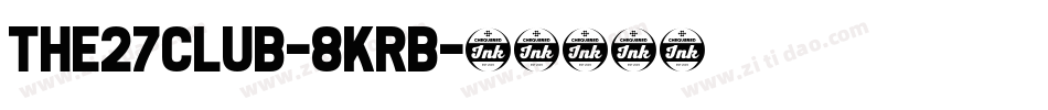The27Club-8KrB字体转换