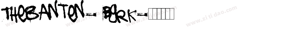 Thebanten-4BgRK字体转换