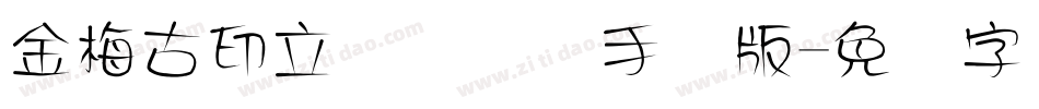 金梅古印立体国际码手机版字体转换