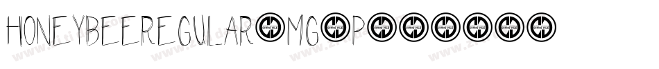 Honeybeeregular-MG0p字体转换