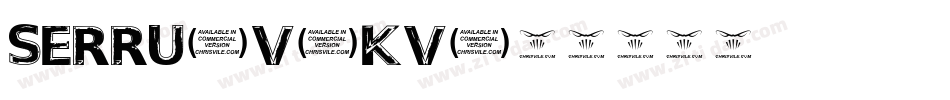 Serru-V4KV字体转换