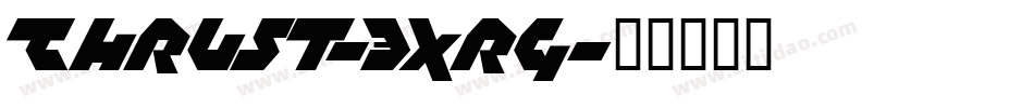 Thrust-3XRG字体转换