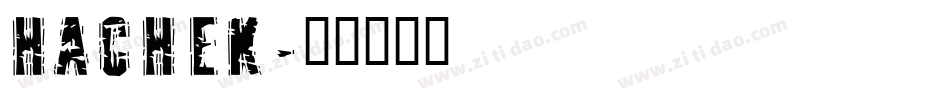 HACHEK字体转换