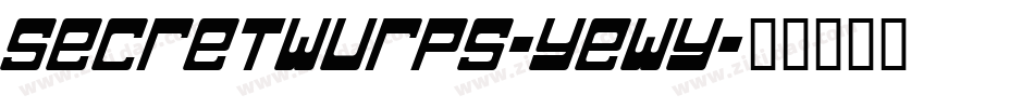 SecretWurps-YeWy字体转换 SecretWurps-YeWy字体转换