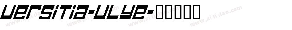 Versitia-VLYe字体转换