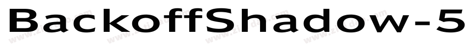 BackoffShadow-59ex字体转换