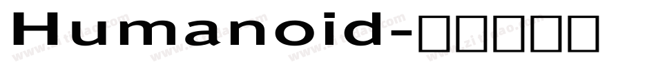 Humanoid字体转换