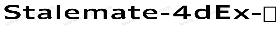 Stalemate-4dEx字体转换