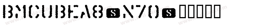 BmCubeA8-n7O字体转换