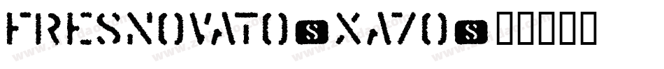 FresnoVato-xA7O字体转换