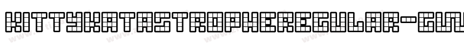 KittyKatastropheRegular-Gwaq字体转换