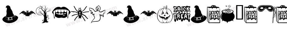 TrickOrTreatBv-BzB字体转换 TrickOrTreatBv-BzB字体转换
