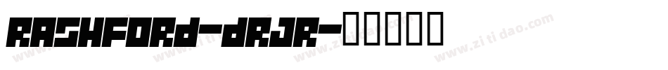 Rashford-DrJR字体转换