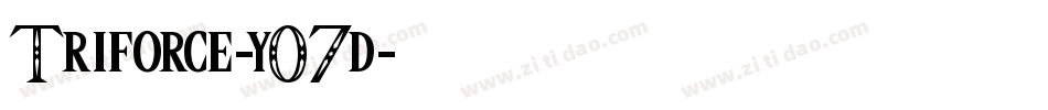 Triforce-y07d字体转换